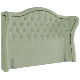 Cabeceira Cama Box Casal 140 cm P05 Lisboa Bouclê Oliva - Lyam Decor