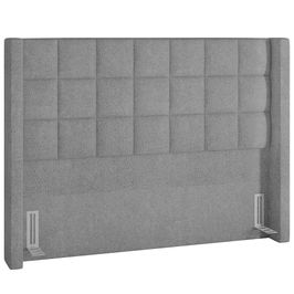 Cabeceira Cama Box Casal 140 cm P05 Paris Bouclê Cinza - Lyam Decor
