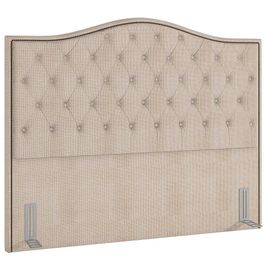 Cabeceira Cama Box Casal 140cm Siena P02 Linho Bege Cru - Mpozenato