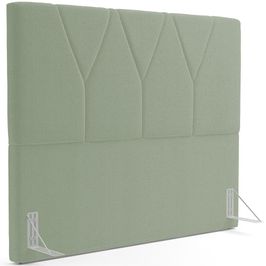 Cabeceira Cama Box Casal King 195 cm Aurora W01 Bouclê Oliva - Lyam Decor
