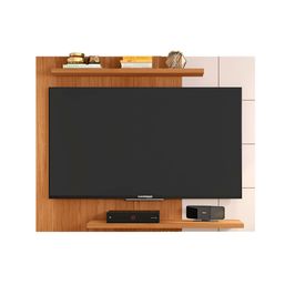 Painel para Tv até 58 Polegadas Cross Caemmun Freijo com Off White