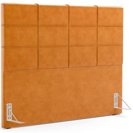 Cabeceira Cama Box Casal 140 cm Roma W01 Couríssimo Whisky - Lyam