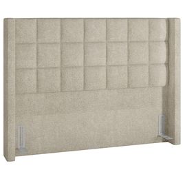 Cabeceira Cama Box Casal 140 cm P05 Paris Bouclê Creme - Lyam Decor