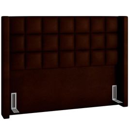 Cabeceira Cama Box Casal 160 cm P05 Paris Couríssimo Marrom - Lyam Decor