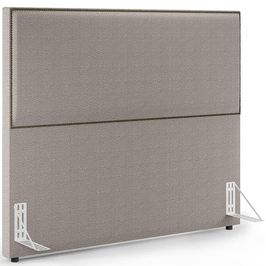 Cabeceira Cama Box Casal Com Tachas 140 cm Vicenza L02 Bouclê Bege - Lyam Decor