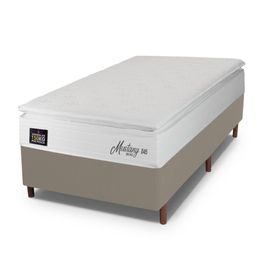 Cama Box Baú Solteiro Hellen Mustang Espuma D45 Pillow Top 88x188x60cm