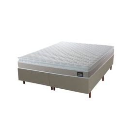 Cama Box Baú Queen Hellen Premium Espuma D33 Pillow Top 158x198x60cm
