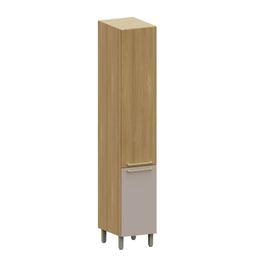 Paneleiro Simples 2 Portas 40cm Luciane Classic | Freijo/Cinamomo (S/V)