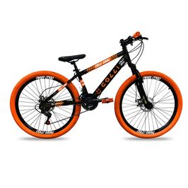 Bicicleta Colli Aro 26 Grau 250 | Preto/Laranja