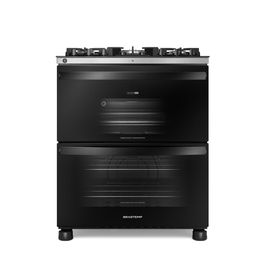 Fogão Brastemp 5 Bocas Duplo Forno Com Air Fryer BFD5LAE | Preto (127 V)