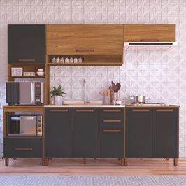 Cozinha Modulada 5 peças 7 portas 4 gavetas Monza Indekes