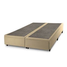 Base Box Baú Queen Size Prince Sued 0,79X1,97X0,41 | Bege (S/V)