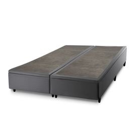 Base Box Baú Queen Size Prince Sued 0,79X1,97X0,41 | Cinza