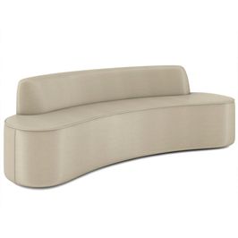 Sofá 5 Lugares para Sala de Estar Living 300cm Koane D06 Facto Pérola - Mpozenato