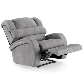 Poltrona do Papai Reclinável Kalie Power Touch Massagem FH9 Linho Cinza - Mpozenato