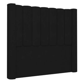 Cabeceira Casal Cama Box 140cm Claire I02 Veludo Preto - Mpozenato