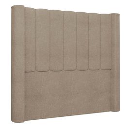 Cabeceira Casal Cama Box 140cm Claire I02 Bouclê Capuccino - Mpozenato