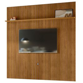 Painel Para TV 75 Polegadas 238cm André Z10 Cumaru - Mpozenato