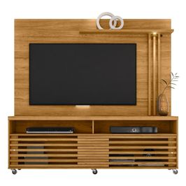 Estante Painel Para TV 65 Pol 182cm Fire Z10 Cumaru - Mpozenato