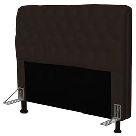 Cabeceira Paris Para Cama Box Casal 140 cm Paris Corano Marrom - JS Móveis