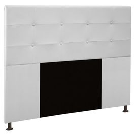 Cabeceira Cama Box Casal King 193cm Safira Sintético I02 Branco - Mpozenato
