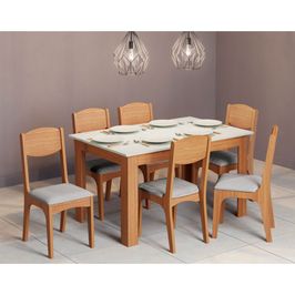 Mesa Dalla Costa 140 cm TM21 | Freijo/Off White (S/V)