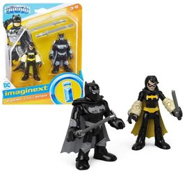 Fisher Price Figura Superman E Metalo Black Bat E Batman Ninja Dc Comics Ftv07