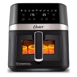 Fritadeira Sem Óleo CKSTAF60WDDF 6 Litros Diamond Tech Visor Transparente Oster Preto / 110V