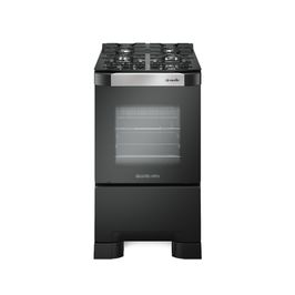 Fogão 4 Bocas Mueller Decorato Vetro G3 Inox / Bivolt