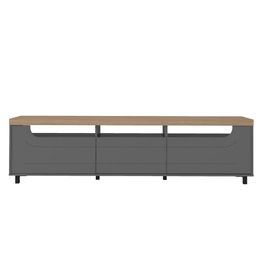 Rack para TV até 85 2 Portas 1 Gaveta Artely Mercury Pinho/Offwhite