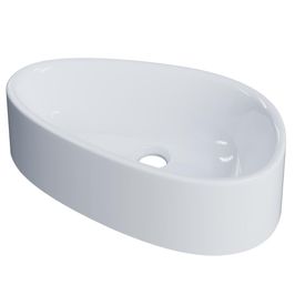 Cuba de Apoio Gota Para Banheiro Lavabo C01 BG43W Branco - Lyam