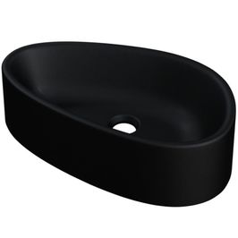 Cuba de Apoio Gota Para Banheiro Lavabo C01 BG43W Preto Matte Fosca  - Lyam