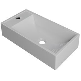 Cuba de Apoio Retangular Para Banheiro Lavabo Roma C01 RL545W Branco - Lyam