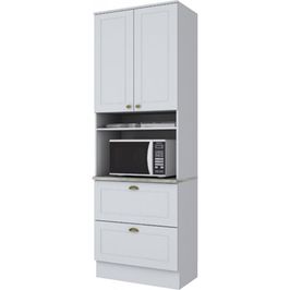 Paneleiro Duplo Americana 220 cm Para 1 Forno Henn | Branco