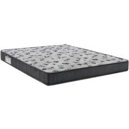Colchão Queen 158x198x18 Ortopillow D33 Bordado Iso Grafite Branco - Ortobom