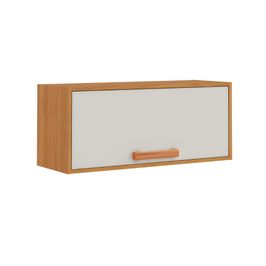 Armário Itatiaia Napoles 1 Porta Basculante 80cm | Cinamomo/Off White (S/V)