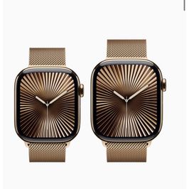 Apple Watch Series 10 (GPS + Cellular 46 mm) Caixa de Titânio Dourada