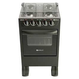 Fogão Braslar Sirius Plus 2023 4 Bocas de Piso Acendimento Automático | Preto (Bivolt)
