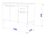 Balcao-Sem-Tampo-para-Pia-3-Portas-1-Gaveta-Indekes-120-cm
