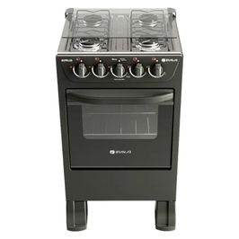 Fogão Braslar Sirius Plus 2023 4 Bocas de Piso Acendimento Automático | Preto (Bivolt)