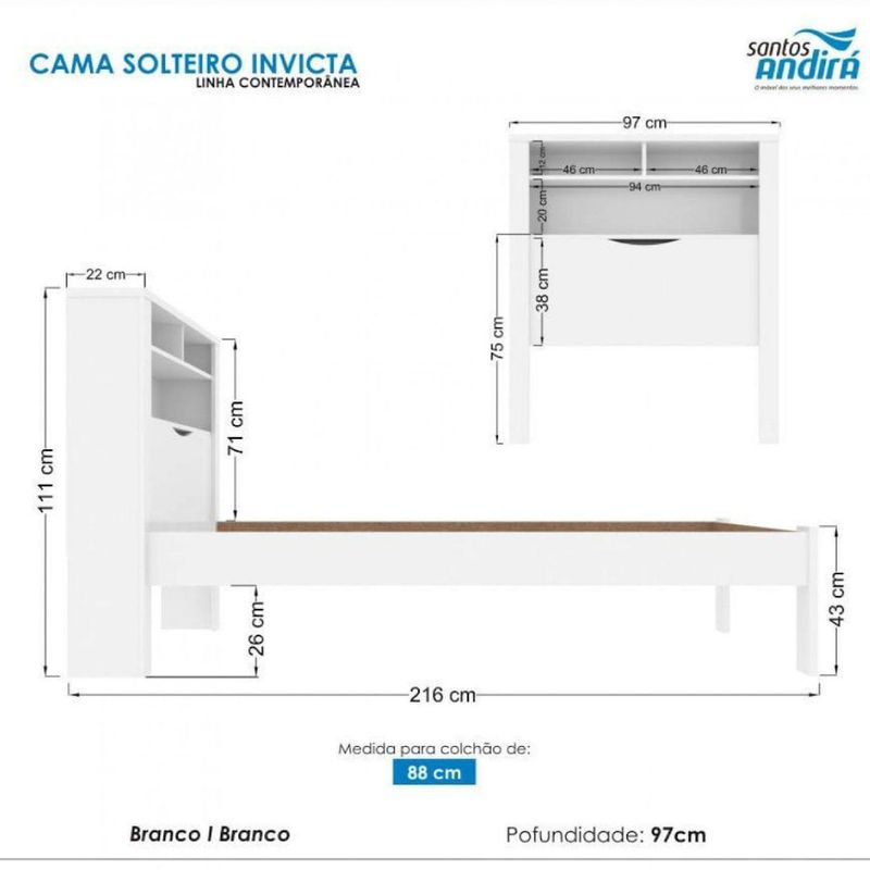 Cama-de-Solteiro-Invicta-com-Bau-e-2-Prateleiras-Santos-Andira