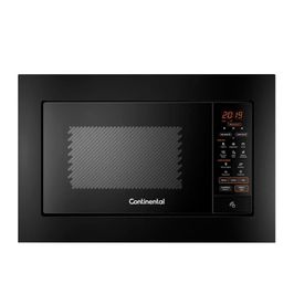 Micro-ondas de Embutir Continental 27 Litros Preto com Função Tira Odor - MC2EP Preto / 110V