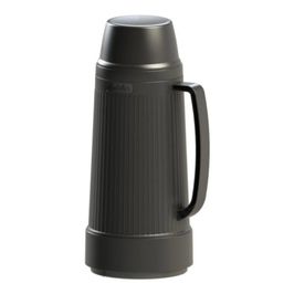 GARRAFA ALADDIN TÉRMICA ARES COM AMPOLA POLIPROPILENO PRETO 1 LITRO 02062-00