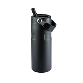 GARRAFA STANLEY TÉRMICA AEROLIGHT FLIP STRAW 473ML BLACK 08544-00