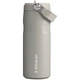 GARRAFA STANLEY TÉRMICA AEROLIGHT ICEFLOW FLIP STRAW 473ML CINZA ASH 08633-00