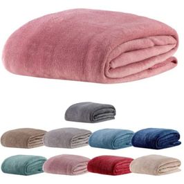 Manta Casal Corttex Microfibra 180X220 cm | Cor Diversas