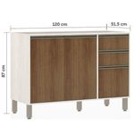 Balcao-sem-Tampo-Linea-2-Portas-3-Gavetas-120cm-Luciane