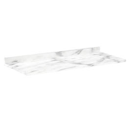 Tampo para Balcão MDP Linea Luciane 120cm | Marmorizado