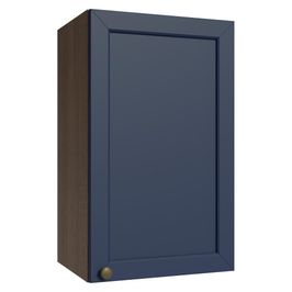 Armário Aéreo 40 cm 1 Porta Rustic/Azul Vik Madesa Azul Escuro