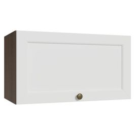 Armário Aéreo 60 cm 1 Porta Basculante Rustic/Branco Vik Madesa Rustic/Branco
